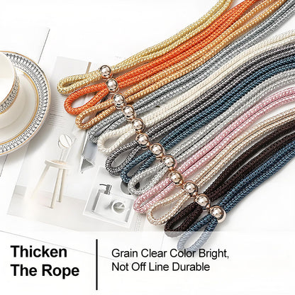 2 PCS Pull-Cord Curtain Tiebacks | Adjustable Holdbacks CLPJ-102