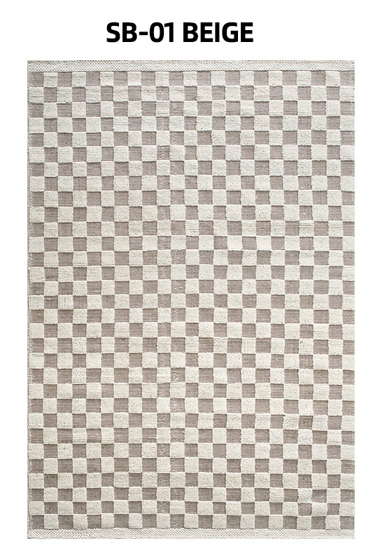 Premium Handcrafted Area Rugs - Living Room &amp; Bedroom | Stain-Resistant Non-Slip DT-103