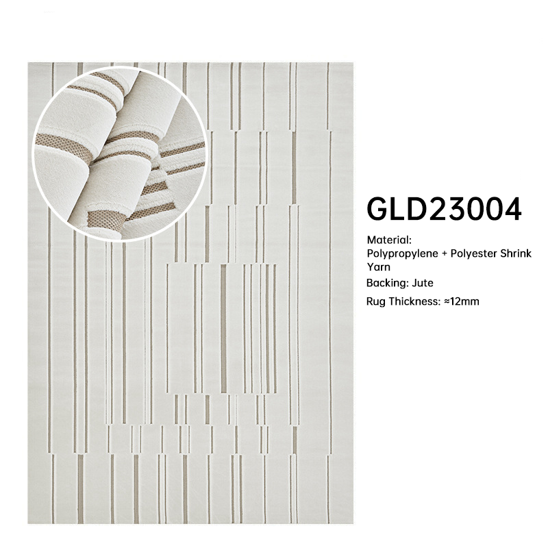 Blend Rug Letter Stripe Design for Living Room and Bedside DT-108