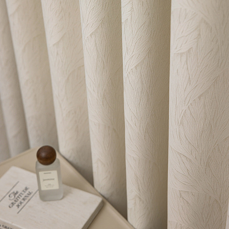 French Luxury High Precision Jacquard Blackout Curtains for Bedroom and Living Room BCL-114