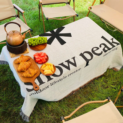 Boho Woven Outdoor Blanket – Multi-Purpose Throw for Camping, Picnic, Sofa &amp; Home Décor BK-005