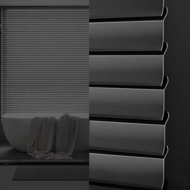 Aluminum Venetian Blinds – Privacy Shade with No-Drill Installation  BYL-000