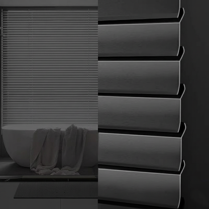 Aluminum Venetian Blinds – Privacy Shade with No-Drill Installation  BYL-000