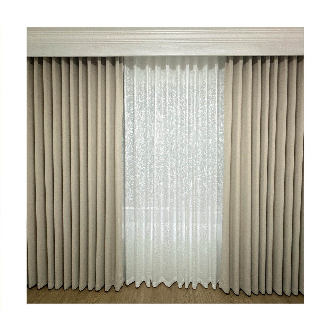 Luxury Chenille 95% Blackout Curtains for Bedroom Elegant Thick Drapes for Better Sleep BCL-104