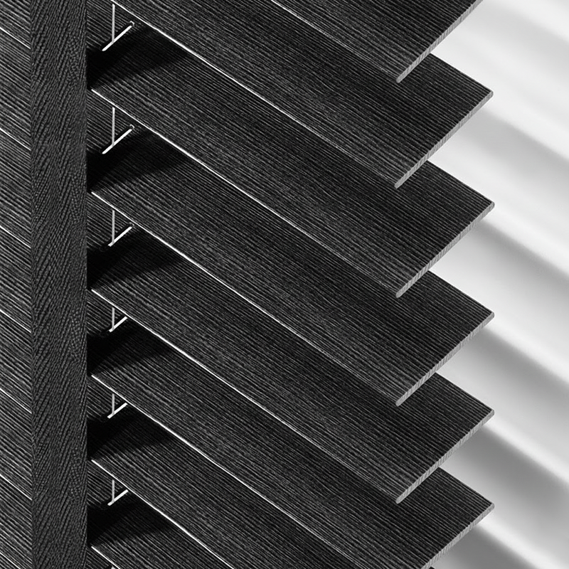 Wooden Venetian Blinds – Basswood Retro-Style Window Shades for Balcony, Study &amp; Bedroom BYL-003