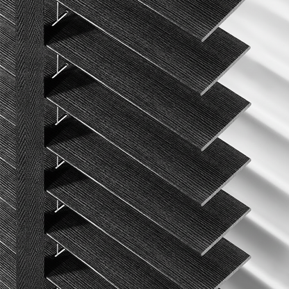 Wooden Venetian Blinds – Basswood Retro-Style Window Shades for Balcony, Study &amp; Bedroom BYL-003