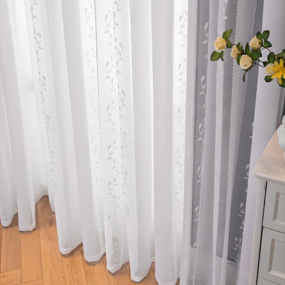Modern Sheer Curtains Stylish &amp; Light Luxury for Living/Bedroom SL-101