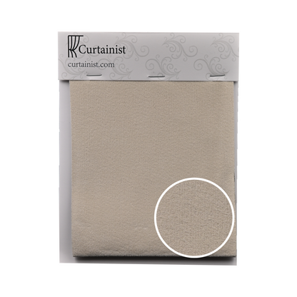 Chenille Fabric Cream Style Minimalist Blackout Curtains for Living Room and Bedroom BCL-106