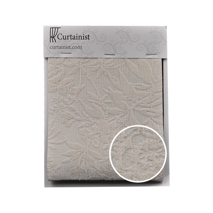 Romantic French Chenille Jacquard Blackout Curtains for Bedroom and Living Room BCL-110