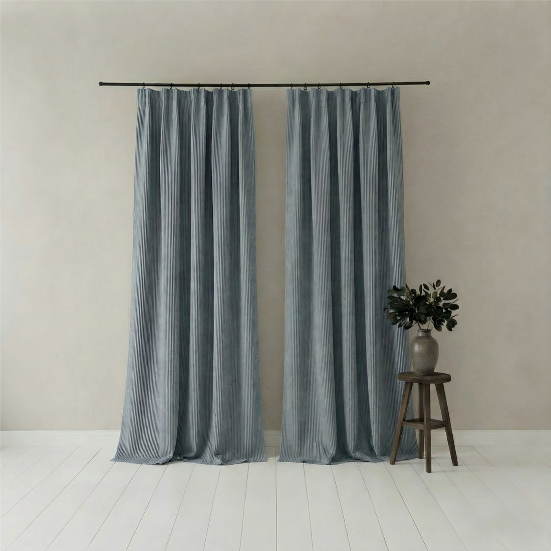 Troy Double-Sided Chenille Blackout Curtains for Bedroom and Living Room BCL-117