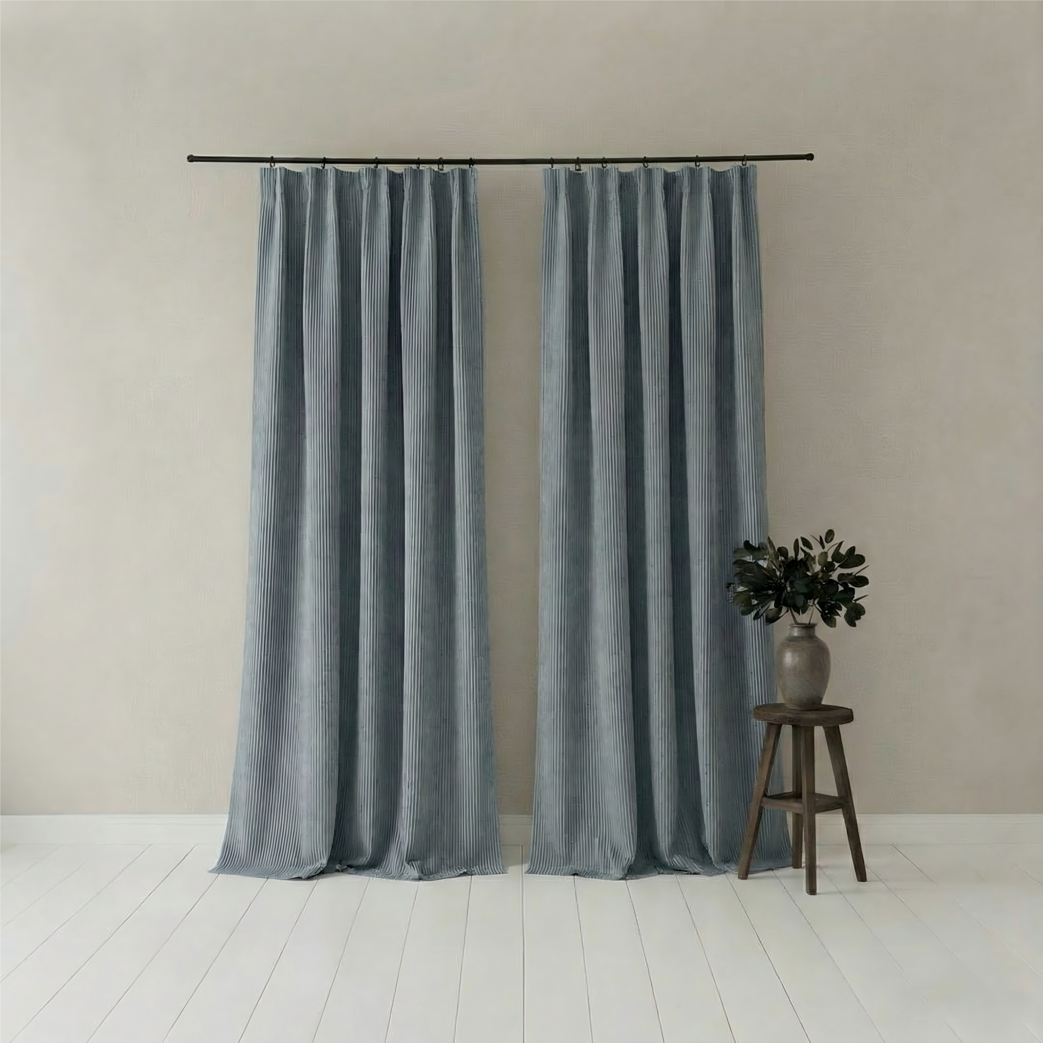 Troy Double-Sided Chenille Blackout Curtains for Bedroom and Living Room BCL-117