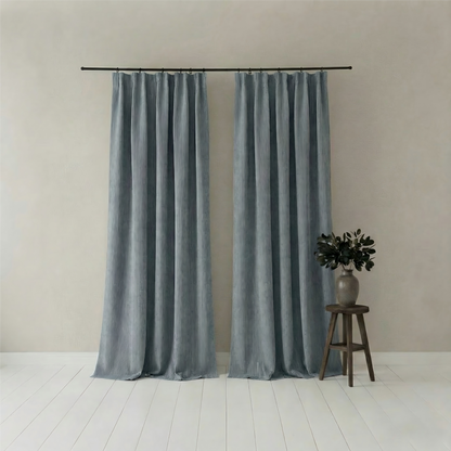 Troy Double-Sided Chenille Blackout Curtains for Bedroom and Living Room BCL-117