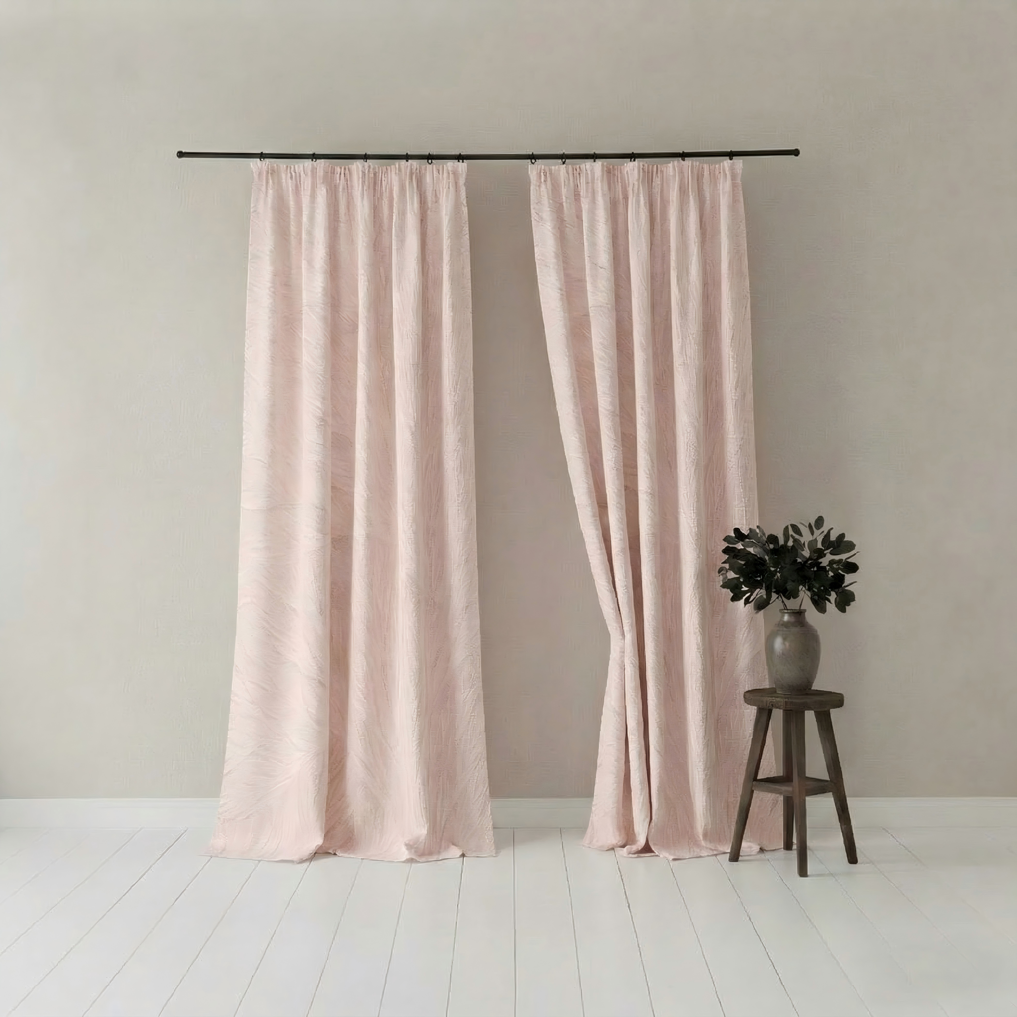 French Luxury High Precision Jacquard Blackout Curtains for Bedroom and Living Room BCL-114