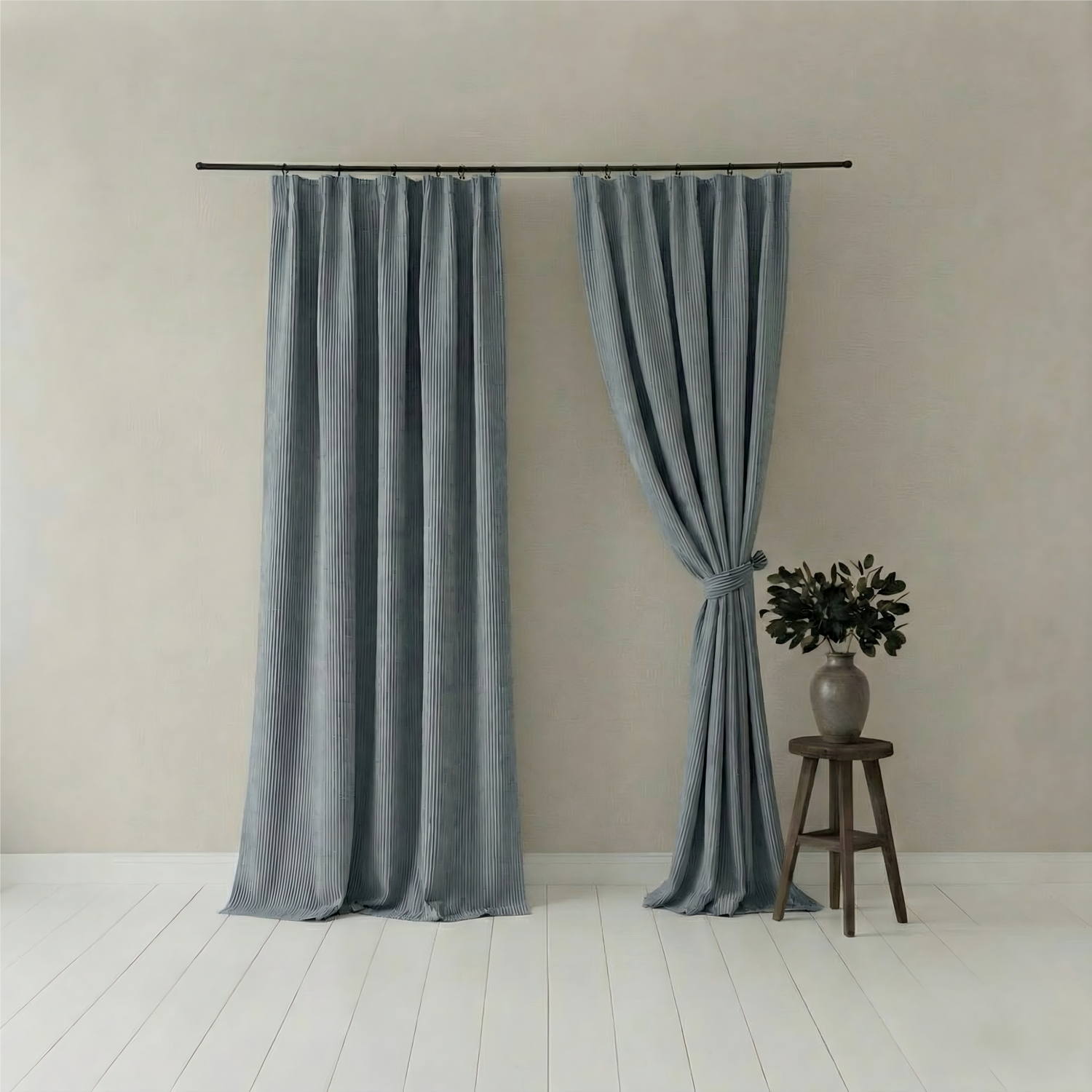 Troy Double-Sided Chenille Blackout Curtains for Bedroom and Living Room BCL-117