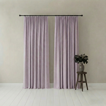 Cream Style Chenille Blackout Curtains Ultra Soft and Heat Insulating BCL-116