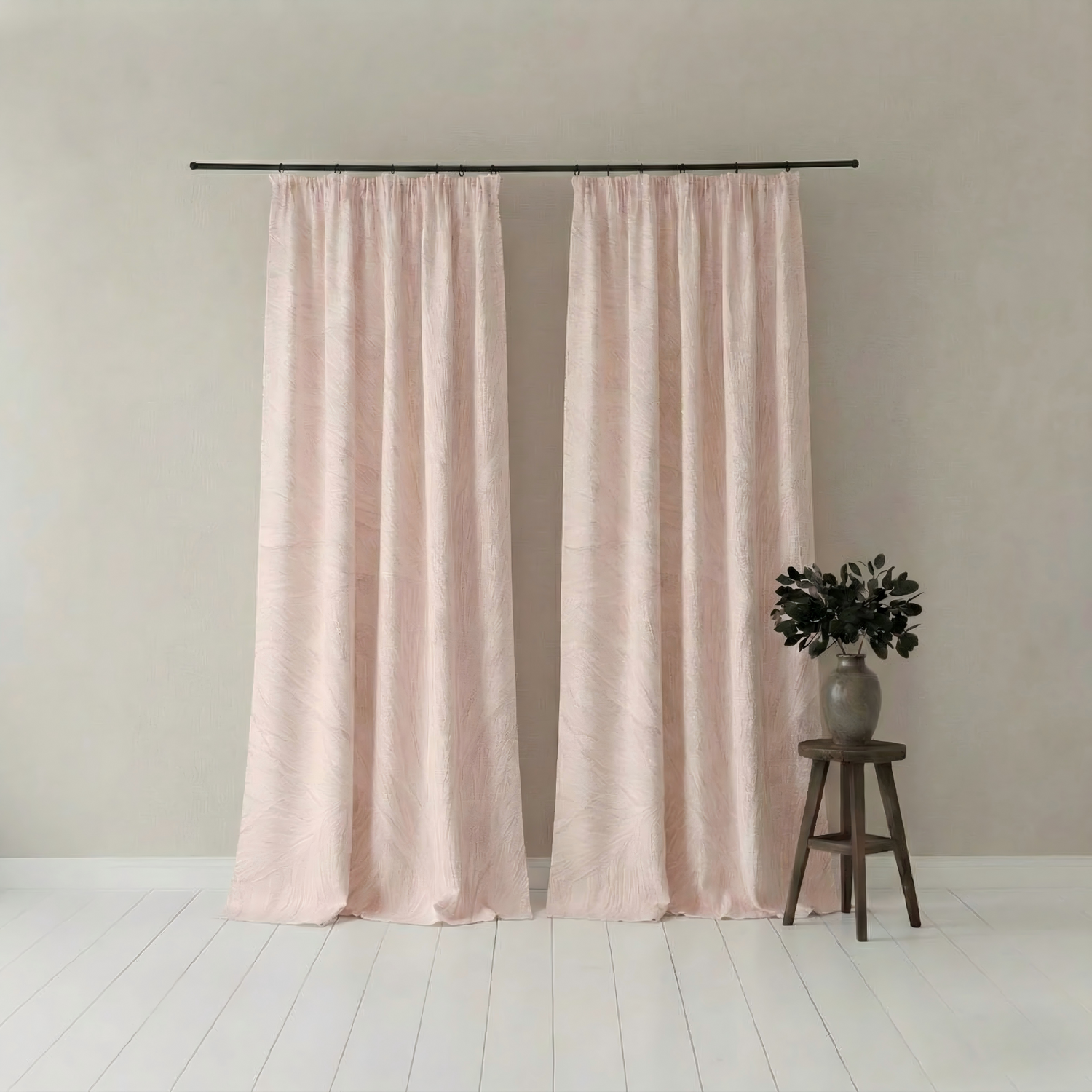 French Luxury High Precision Jacquard Blackout Curtains for Bedroom and Living Room BCL-114