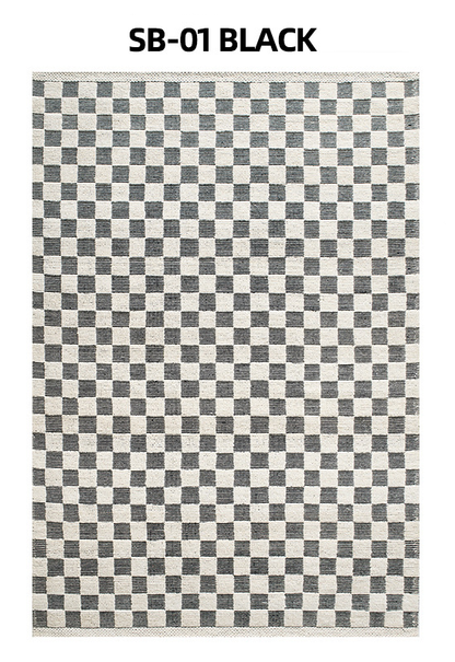 Premium Handcrafted Area Rugs - Living Room &amp; Bedroom | Stain-Resistant Non-Slip DT-103