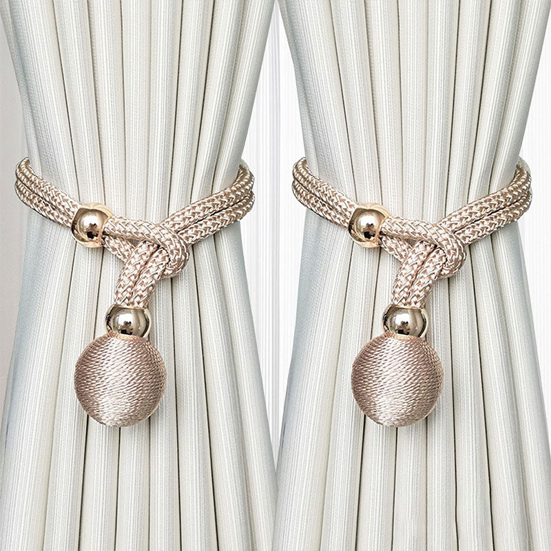 2 PCS Pull-Cord Curtain Tiebacks | Adjustable Holdbacks CLPJ-102