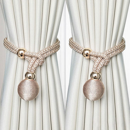 2 PCS Pull-Cord Curtain Tiebacks | Adjustable Holdbacks CLPJ-102