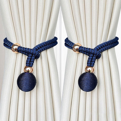 2 PCS Pull-Cord Curtain Tiebacks | Adjustable Holdbacks CLPJ-102