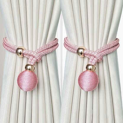2 PCS Pull-Cord Curtain Tiebacks | Adjustable Holdbacks CLPJ-102