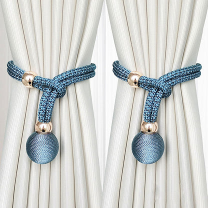 2 PCS Pull-Cord Curtain Tiebacks | Adjustable Holdbacks CLPJ-102
