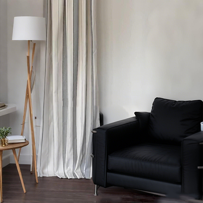 Vertical Stripe Vintage Curtains BCL-142