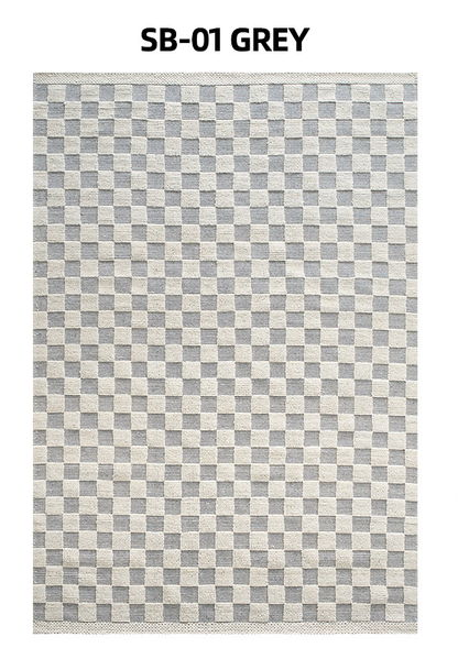 Premium Handcrafted Area Rugs - Living Room &amp; Bedroom | Stain-Resistant Non-Slip DT-103