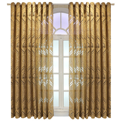 Thick Voile Curtains Sheer Light Filtering with European Jacquard SL-102