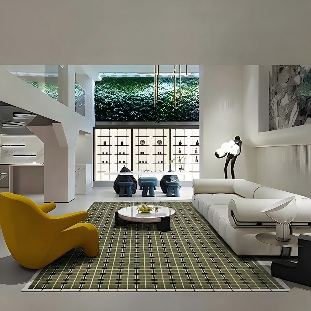 Nordic Vintage Stockholm Rug Elegant Retro Carpet for Living Room and Bedside DT-107