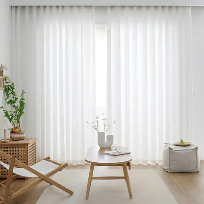 Phantom Sheer Curtains for Living Room, Bedroom, and Balcony Windows SL-114