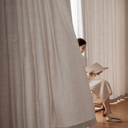 Minimalist Sheer Curtains for Living Room, Balcony, and Study Room SL-119
